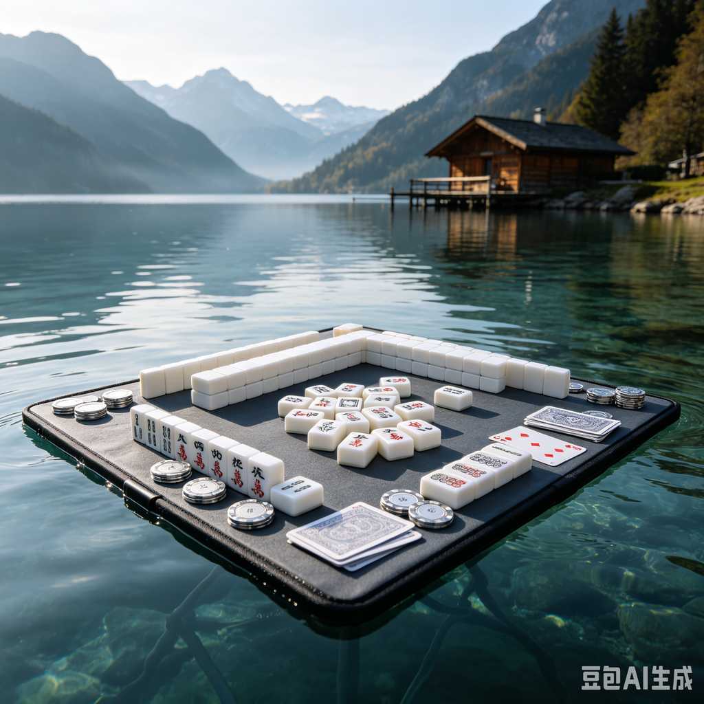 retro vintage mahjong set