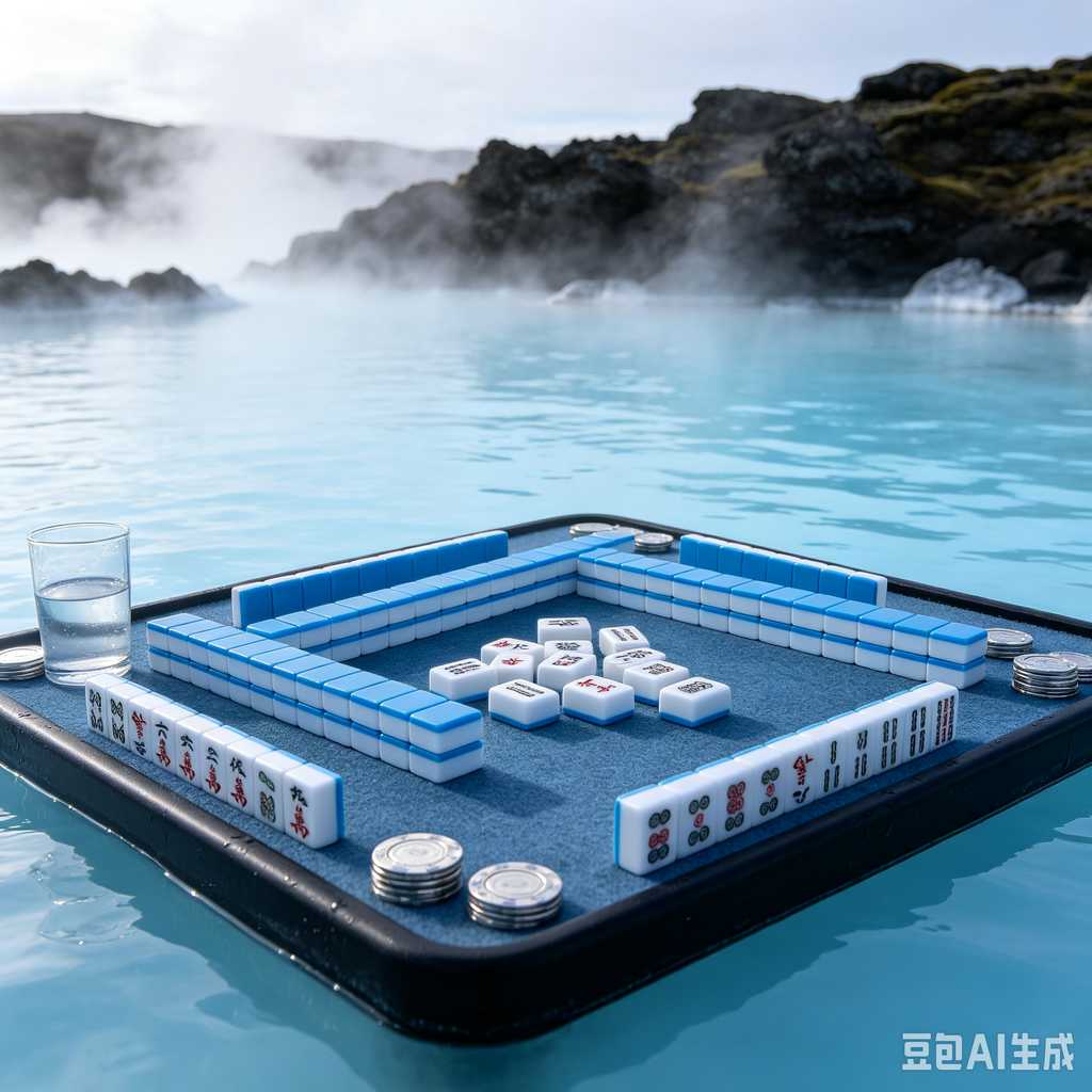 mahjong set for home entertainment