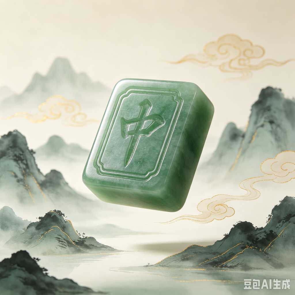 saturated color mahjong set print