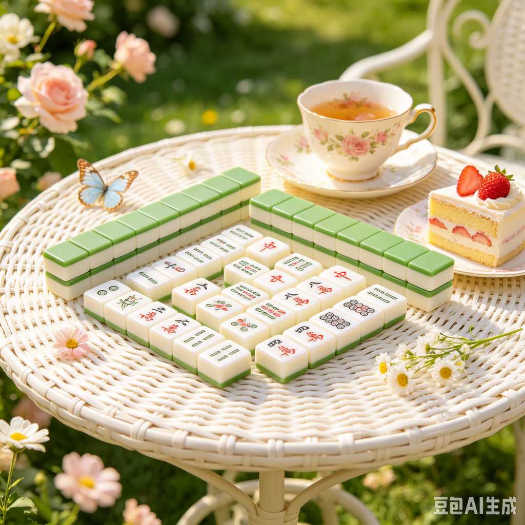 decorative mahjong tiles set