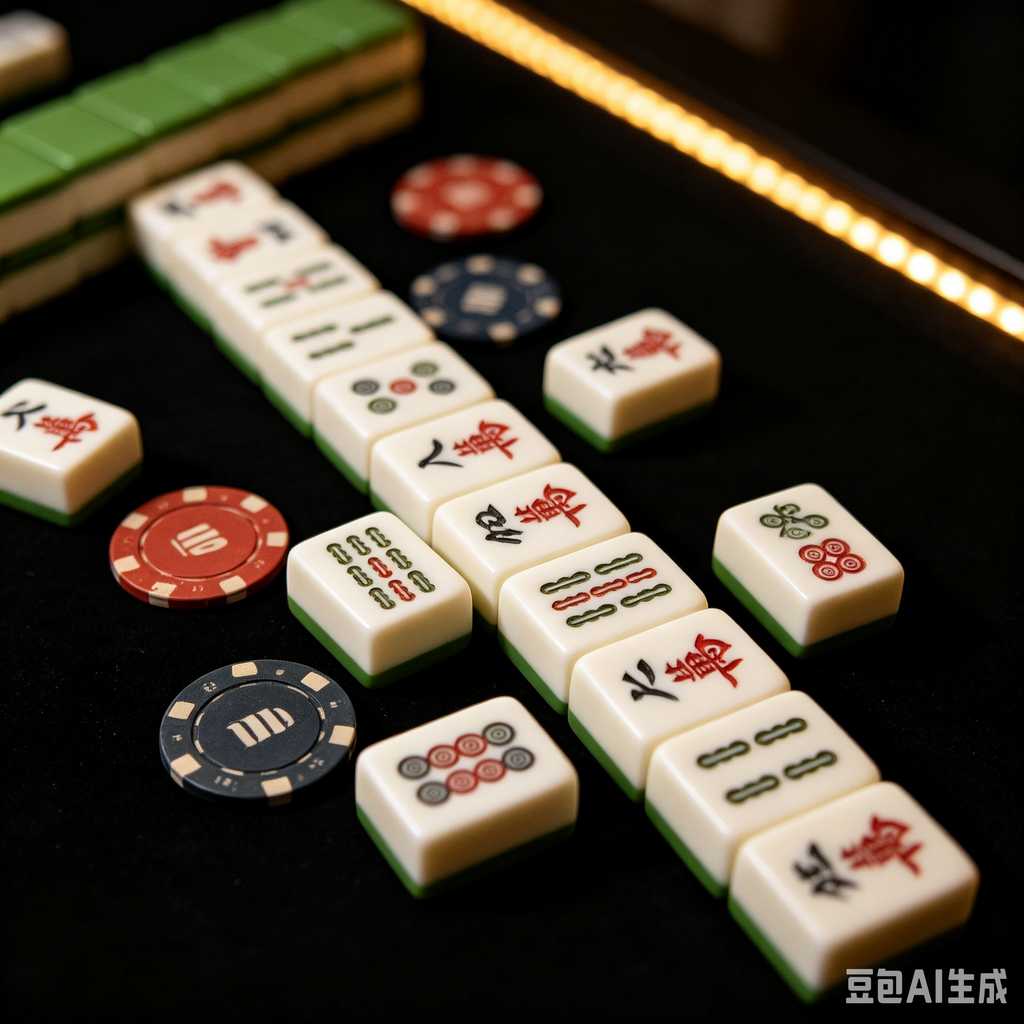 green transparent mahjong tiles